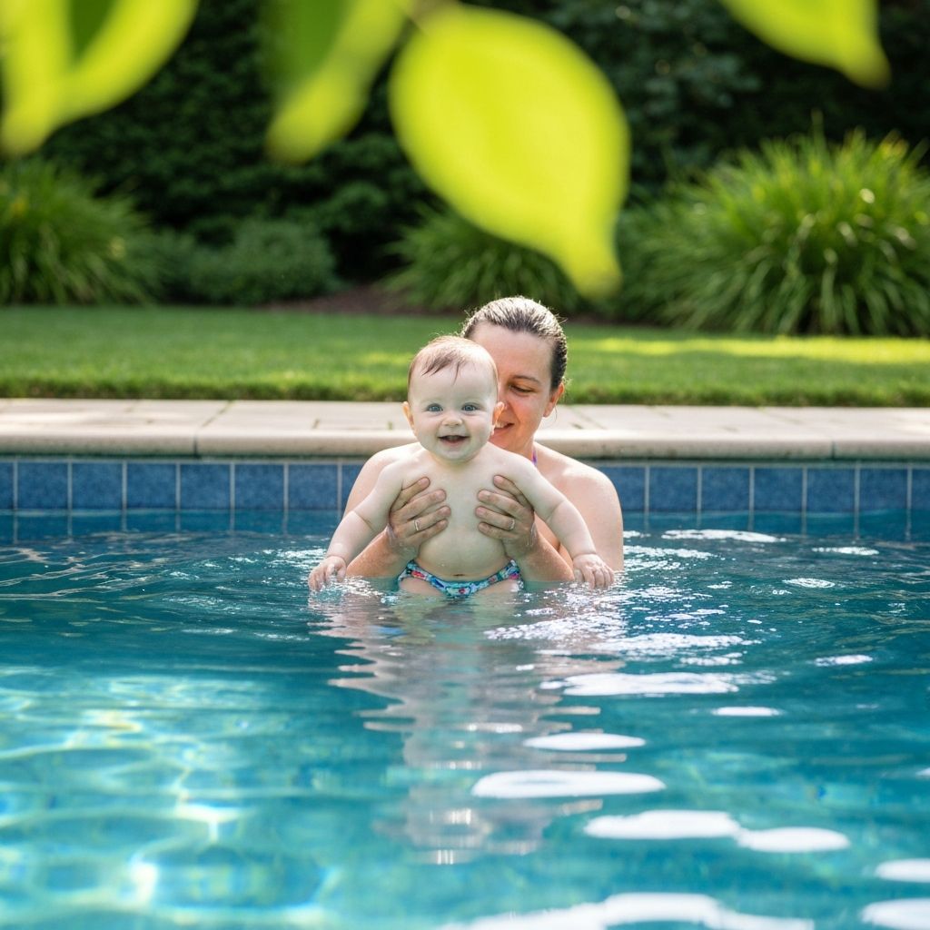 Kedy začať s plávaním bábätka?